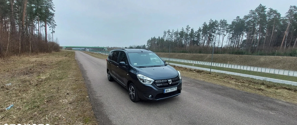 Dacia Lodgy cena 41900 przebieg: 132000, rok produkcji 2018 z Stawiski małe 137